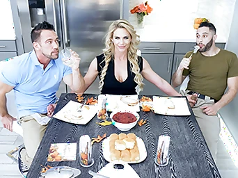 Army Guy Meets Huge-titted Step-mother For Thanksgiving